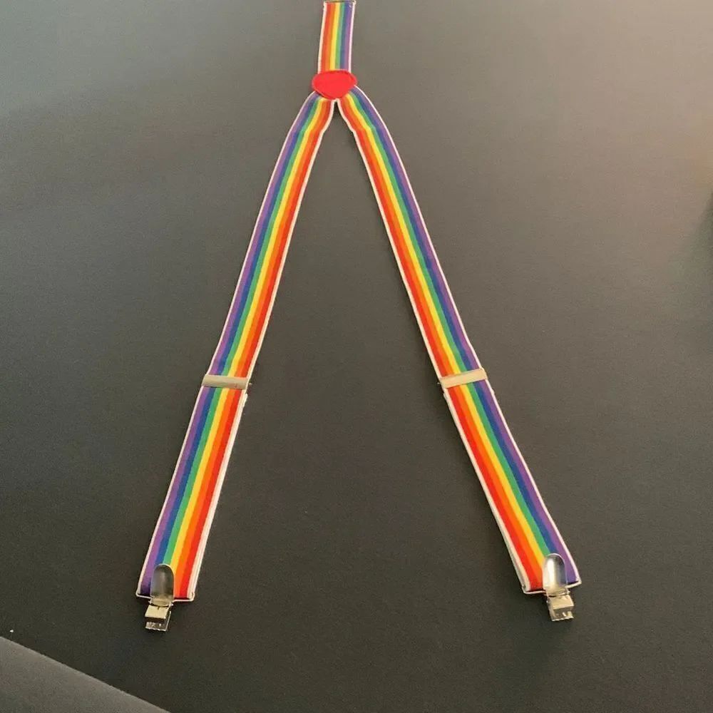 Rainbow Pride Suspenders